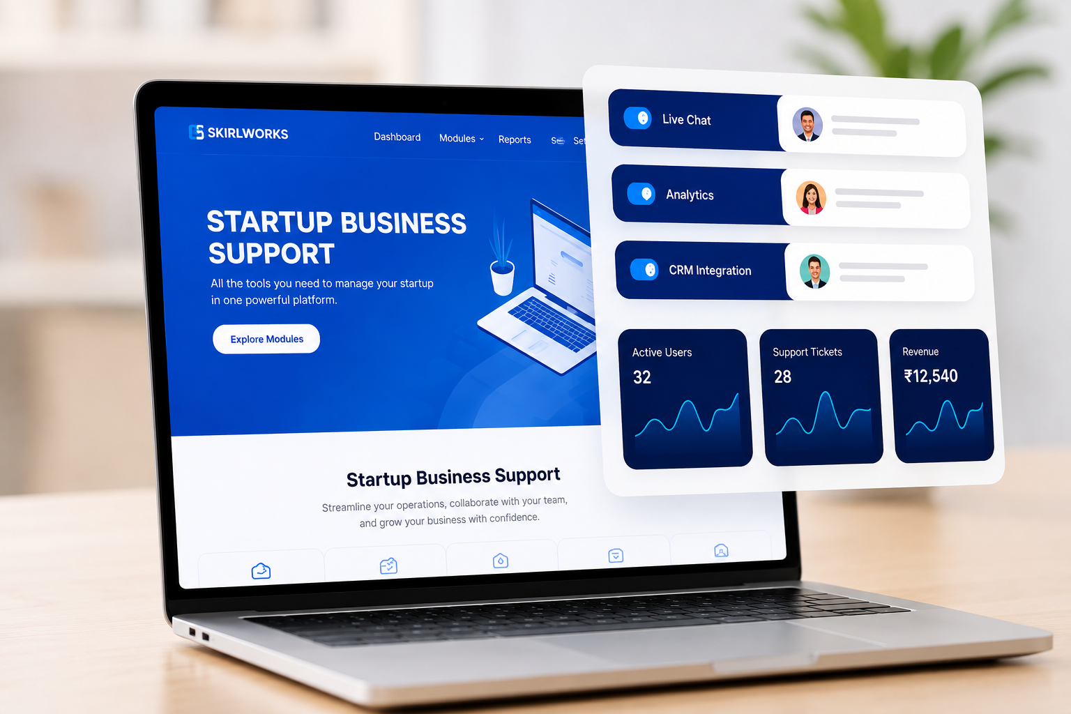 Ultimate Startup Launchpad Mockup